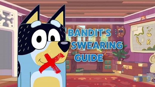 367K views · 10K reactions | Cheese and crackers! Keep it PG with Bandit's guide to no swearing... | Bluey | Facebook