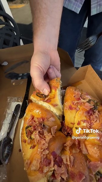 Delicious Boudin King Cake at Cajun Market Donut Co