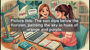 2500 Must Know CEFR B1 Vocabulary - Understanding Evening: A B1 English Vocabulary Lesson