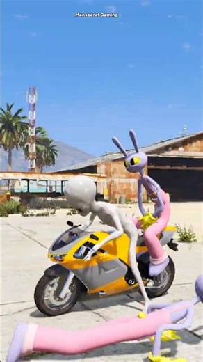 Gta V Alien Won Bike Jump Challenge With Jax #shorts