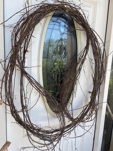 Fresh Muscadine Grapevine Garland | Rustic Wedding Christmas Decor - Etsy