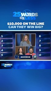 32K views · 623 reactions | Team Jackie erased the competition but can they bring home the $10,000 prize! ️Watch to the end to find out if they take home the big prize! 﫣 This season, scan the QR code on screen while watching for your chance to win one of three $10,000 cash prizes in our $30K Thanks-a-Rama Giveaway! Scan everyday to boost your chances of winning! | 25 Words or Less | Facebook