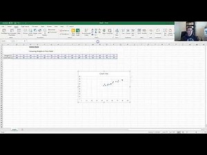 Using Excel for Bivariate Data To Create a Scatterplot