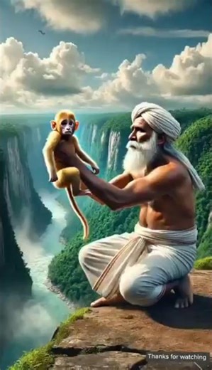 Small Baby Monkey Heart touching Story 💖