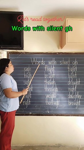 32K views · 390 reactions | Words with silent gh #reading #pronunciation #education | Teacher Anne | Facebook