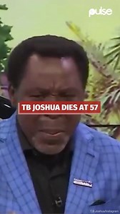 105K views · 1.2K reactions | Founder of the Synagogue Church of all Nations (SCOAN) and Emmanuel TV, Prophet TB Joshua has passed away at age 57. This is after he shared a video saying he would not be celebrating his 58th birthday this year, which falls on June 12th 2021. #PulseWatchIt #PulseNewsVid #TBJoshua | Pulse Ghana | Facebook