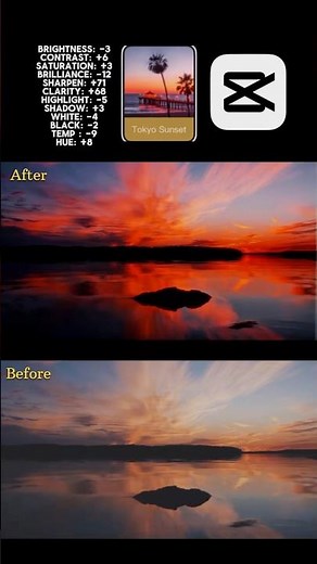 Cinematic Sunset Color Grading Tutorial 🌅 | CapCut Mobile Editing