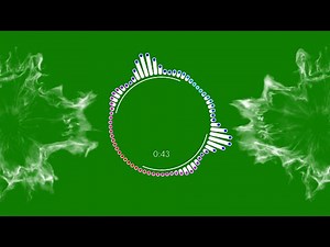 Green Screen Circle Audio Spectrum Visualizer | Smoke Audio Spectrum Visualizer Green Screen 2020