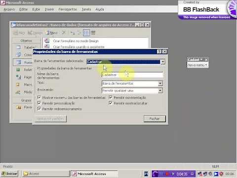 Video Aula - Criando Menus no Access