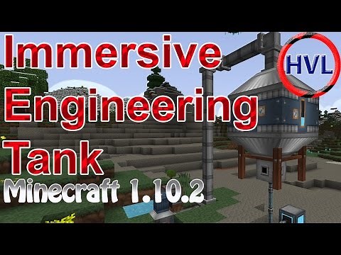 Immersive Engineering Tank und Pumpe - Tutorial für MC 1.10.2