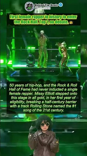 50 Years Of Hip-Hop. She Was First.👑#MissyElliott #HipHopHistory #WomenInRap #GetUrFreakOn #RockHal