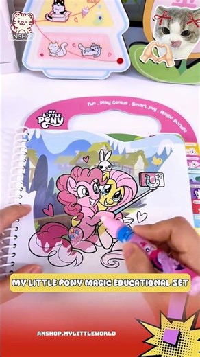my little pony magic educational set | bộ đồ chơi ma thuật giáo dục học tập ngựa nhỏ