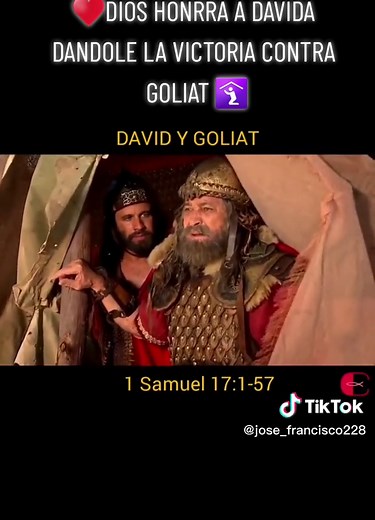 La victoria de David sobre Goliat en la Biblia