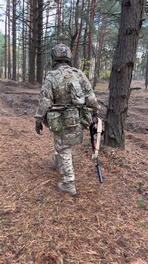 Military Patrol in Forested Area: A Reconnaissance Mission