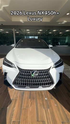 2026 Lexus NX450h Luxury: Ultra White & Rioja Red