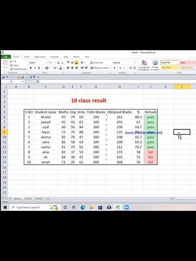 How to Create Marks Sheet in Excel: Step-by-Step Guide