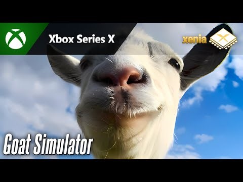 Goat Simulator on Xbox Series X powered by Xenia