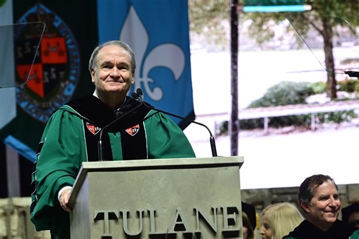 At the #Tulane2025 Unified Commencement, President Fitts reminded our graduates that their story is just beginning—and with the strength of the Tulane community behind them, there’s no limit to what they can achieve. | Tulane University
