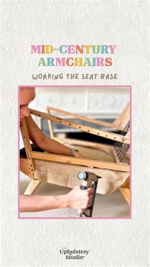 Restoring Mid-Century Armchairs: Seat Base Transformation