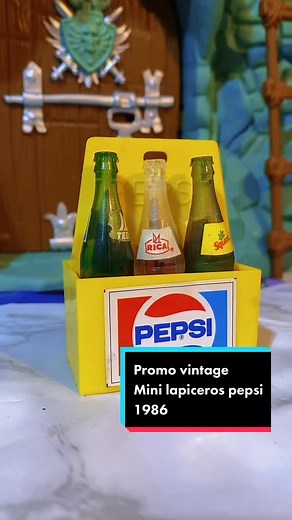 Promo vintage de 1986: Lapiceros Agüitas de Pepsi