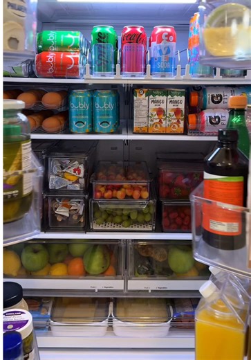 ASMR Fridge Restock: Satisfying Organization and Sounds