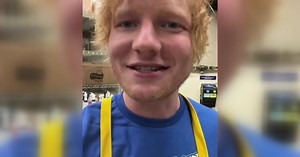 Ed Sheeran visits Mall of America Lego store