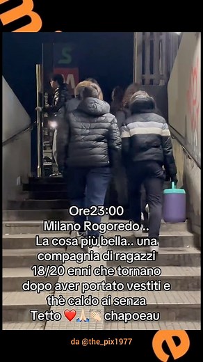 Milano dà 🧡 Milano toglie. . Testimonianza di the_pix1977 🫀👁️ . Song by ruben_coco_ 🎧🧡 . #milano #volontariato #gestonobile #testimonianza | milanoNobile