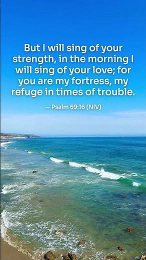 I Will Sing Of Your Strength | Psalm 59:16 NIV