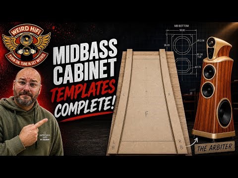 Finished the Midbass Cabinet Templates (Arbiter Build)