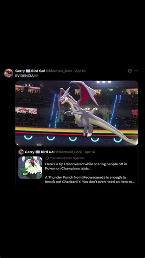cute tech to catch mega charizard Y in pokemon champions