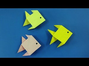 How to make a paper fish | Easy origami fishes for beginners making | DIY-Paper Crafts