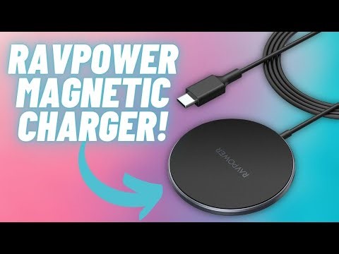 RAVpower Magnetic Wireless Charger REVIEW! 🔋 Affordable! 🤑