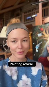 Been hard at work on a new oil painting series called Ceremony. It’s been a complex piece to complete - and it feels so satisfying to oil everything out so I can begin to see what fine tuning needs to happen at this phase | Jewel