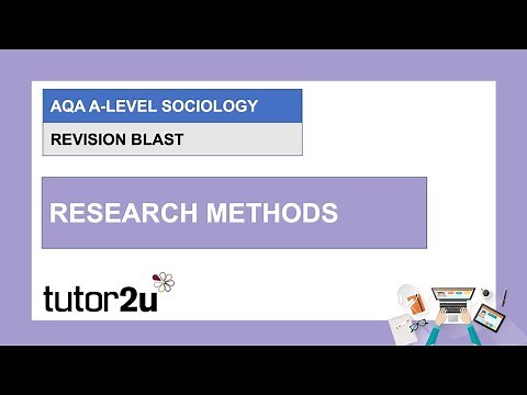 AQA A-Level Sociology Revision Blast | Research Methods | 3 Feb 2021