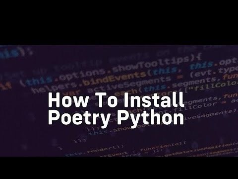 How to install poetry while using path. Best..Way.