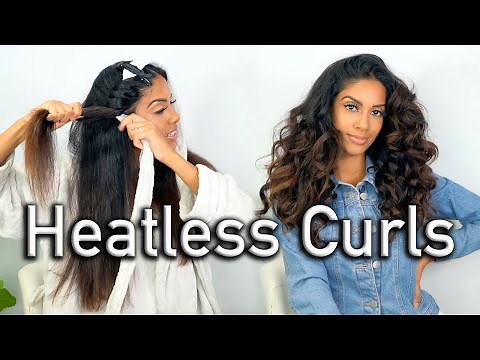 Heatless Hydrated Curls for Frizzy Hair - HAIR TUTORIAL | ARIBA PERVAIZ