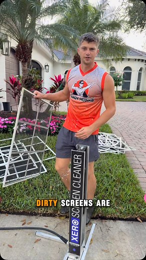 3.7K views · 1.3K reactions | Screen Cleaning 識 In the Handy Hunks window cleaning process... Screen cleaning is included!! For a FREE window quote contact us at 239-376-0093. #handyhunks #windowcleaning #naples #florida #roofcleaning #powerwashing #entrepreneurship #guttercleaning #busniess #franchise | Handy Hunks Services | Facebook