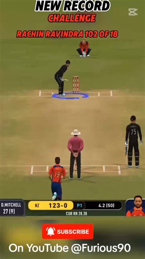 New Record Challenge Rachin Ravindra 102 of 18 Challenge #realcricket22 #gameplay#rc22 #shrots#shorts #youtubeshorts #realcricket #cricket #gaming #rc24 #realcricket24 #shorts #gamer #gamingvideos #rc22 #t20worldcup #realcricket22 #cricketlover Rachin Ravindra 102 in 18 Balls 😱🔥 New Record Challenge to | Real Cricket
