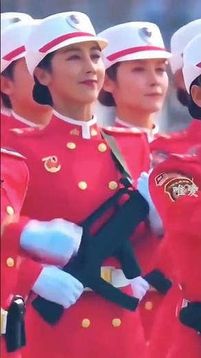 🔥 Amazing Women Military Parade March | Powerful Discipline & Precision Drill 🇨🇳✨#shorts