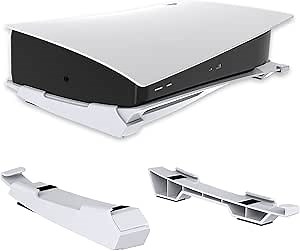 NexiGo PS5 Accessories Horizontal Stand, [Minimalist Design], PS5 Base Stand, Compatible with PlayStation 5 Disc & Digital Editions, White