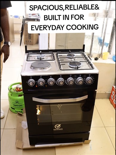 #🔥 SARAH TECH 60×60 STANDING COOKER WITH ELECTRIC OVEN 🔥 Spacious, reliable & built for everyday cooking 🍳 💰 Ksh 26,999 ✓ 60×60 large size – more cooking space ✓ Powerful gas burners ✓ Electric oven for baking & roasting ✓ Strong pan supports ✓ Durable & easy-to-clean surface 🍰 Cook, bake & roast with confidence 🚚 Fast delivery available 📞 Call / WhatsApp: 0111051120 / 0700588885 📍 RNG Plaza, 6th Floor, Ronald Ngala Street – Nairobi 📍 Nysis Plaza, Ground Floor, Uhuru Street – Thika #Sar