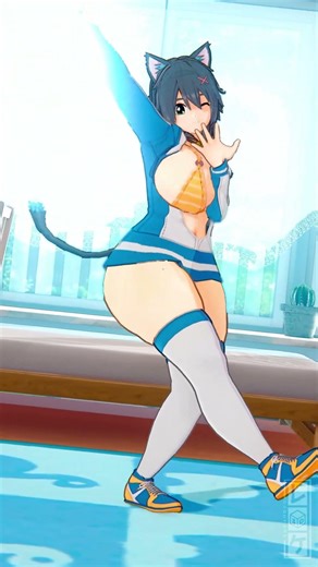GOOD LUCK TO ME TOMORROW | feat. YUKI [KOIKATSU MMD] #anime #mmd #animegirl #neko #catgirl