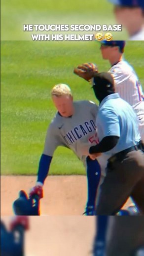 When PCA touched second base with his helmet 🤣🤣🤣 #mlb #shorts #edit #blowup