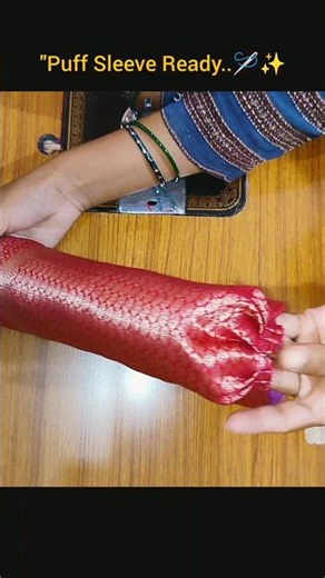 ✨ Easy Puff Sleeve Stitching Tutorial | Step-by-Step Sewing #stitchboutique #sewingblogger