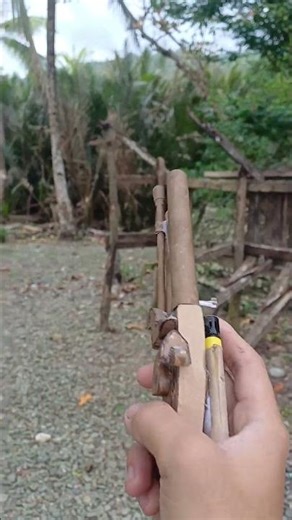 Cardboard pistol test fire #cardboard #zombie