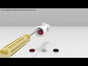How to use the correct flow disc on the EZ-FLO hose bib adapter