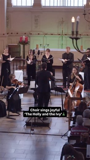 Have a burst of Christmas cheer! 🎄 Conducted by Andrew Earis, St Martin’s Voices perform ‘The Holly and the Ivy’ arranged by John Gardner during a carol concert presented by Zeb Soanes at St Martin in the Fields church in London. Listen to Carols from St Martin in the Fields with Zeb Soanes on @globalplayer now. | Classic FM