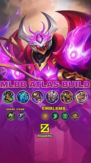 Atlas Godly Tank Build 🛡️ | Best Emblem & Items | MLBB