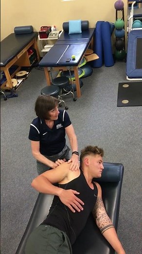 Video 8 Shoulder: D2 Combination of Isotonics, shoulder flexion, abduction and ext rotation (prone)