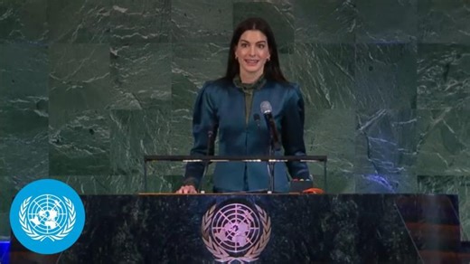 Anne Hathaway on International Women s Day 2026 | United Nations | Alexis Semda
